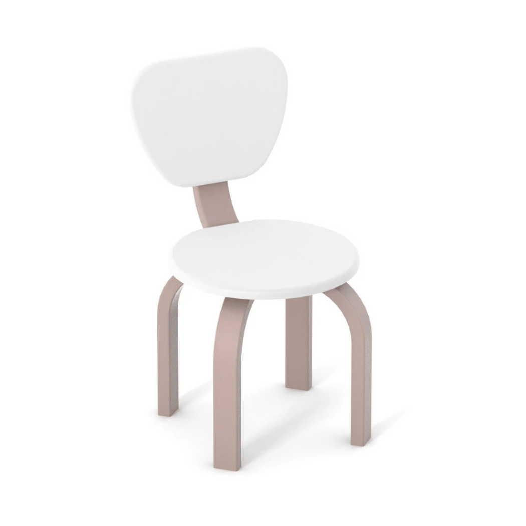 Dětská židlička Zukko Gekko Kids, Cappuccino / Bílá